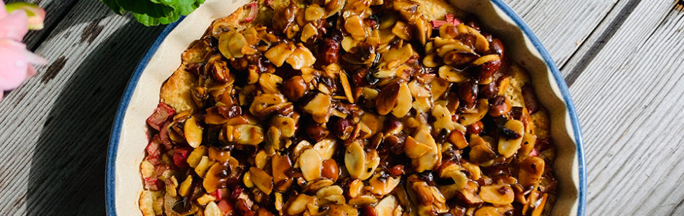 Jills socker- och glutenfria rabarbertosca (LCHF)